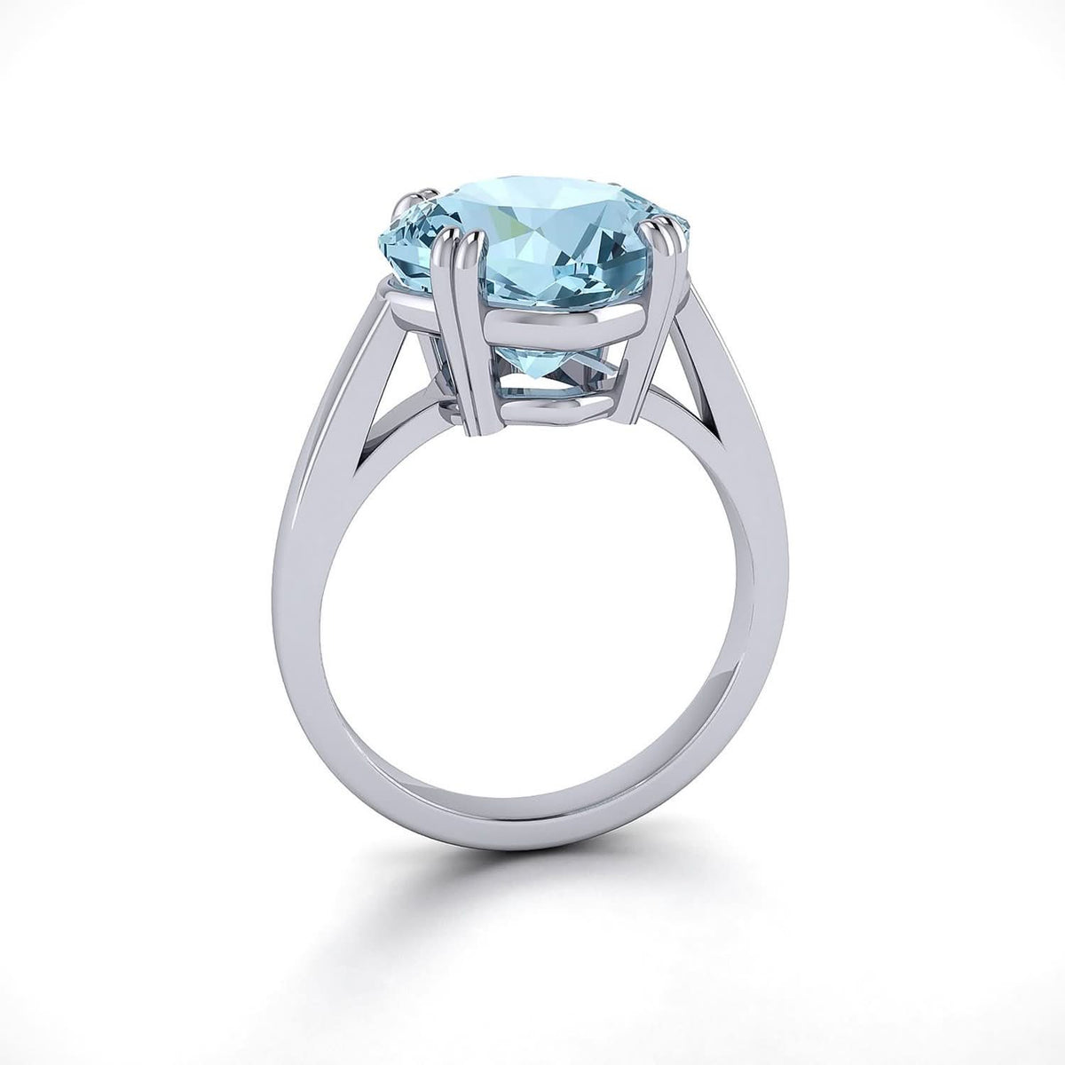 18K SOLID GOLD TOPAZ STATEMENT RING - Melbourne, Australia
