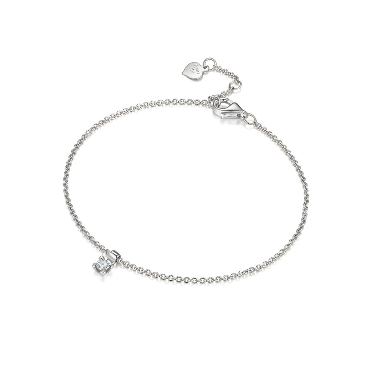 18k Solid Gold One Diamond Bracelet - Melbourne, Australia