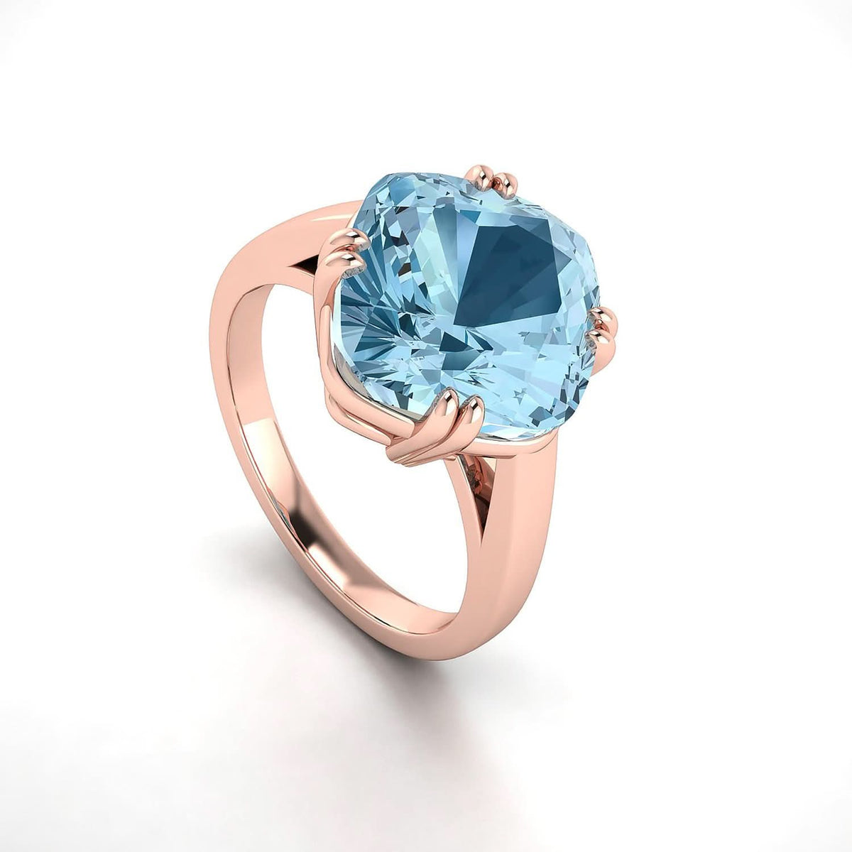 18K SOLID GOLD TOPAZ STATEMENT RING - Melbourne, Australia