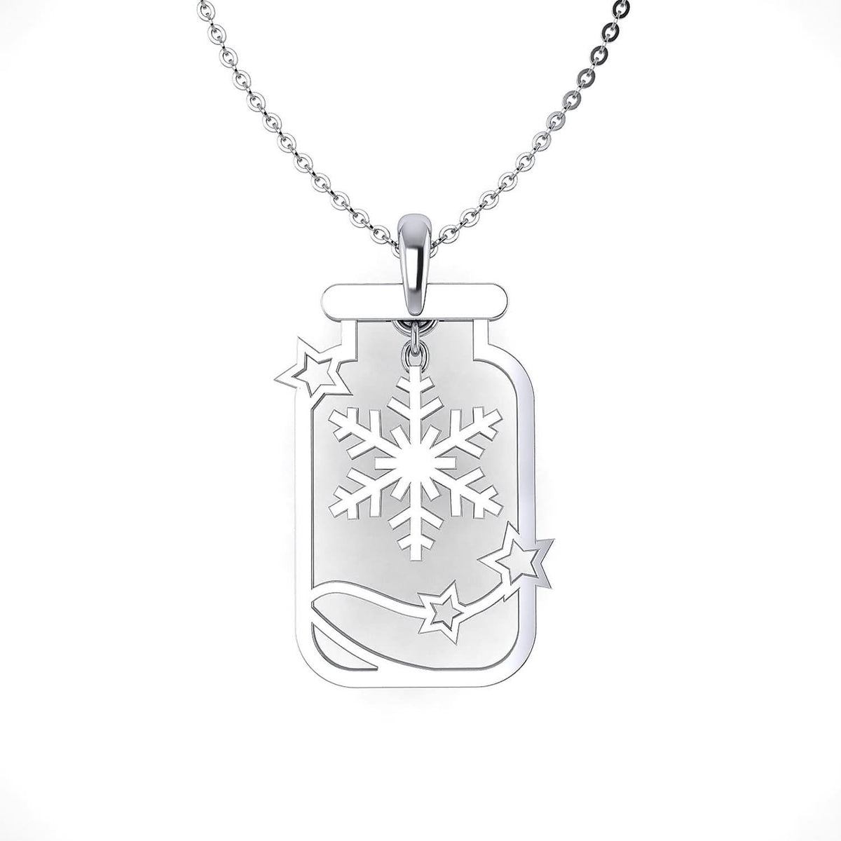 CHRISTMAS 18K SOLID GOLD SEPARABLE WISH BOTTLE NECKLACE - Melbourne, Australia