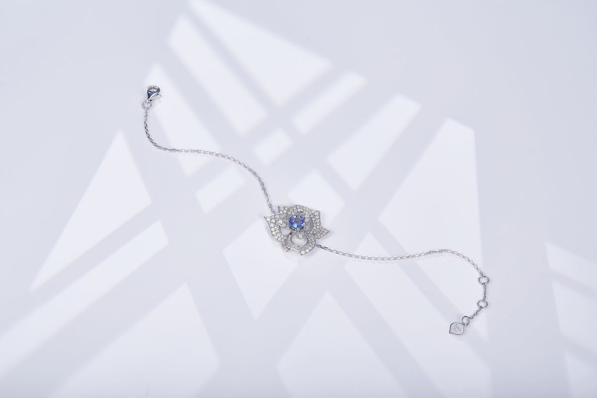 Camellias Bracelet - PurpleMayJewellery