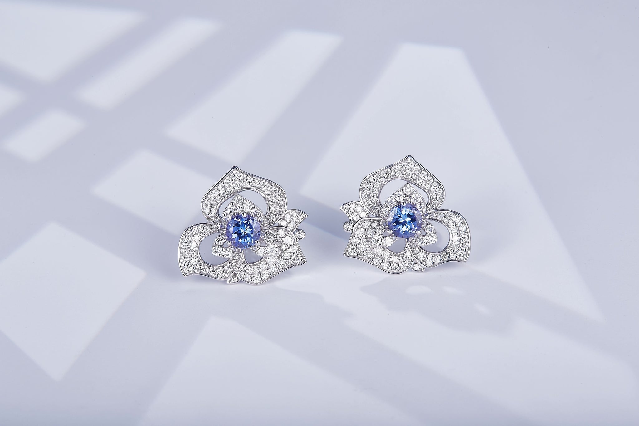 Camellias Earrings - PurpleMayJewellery