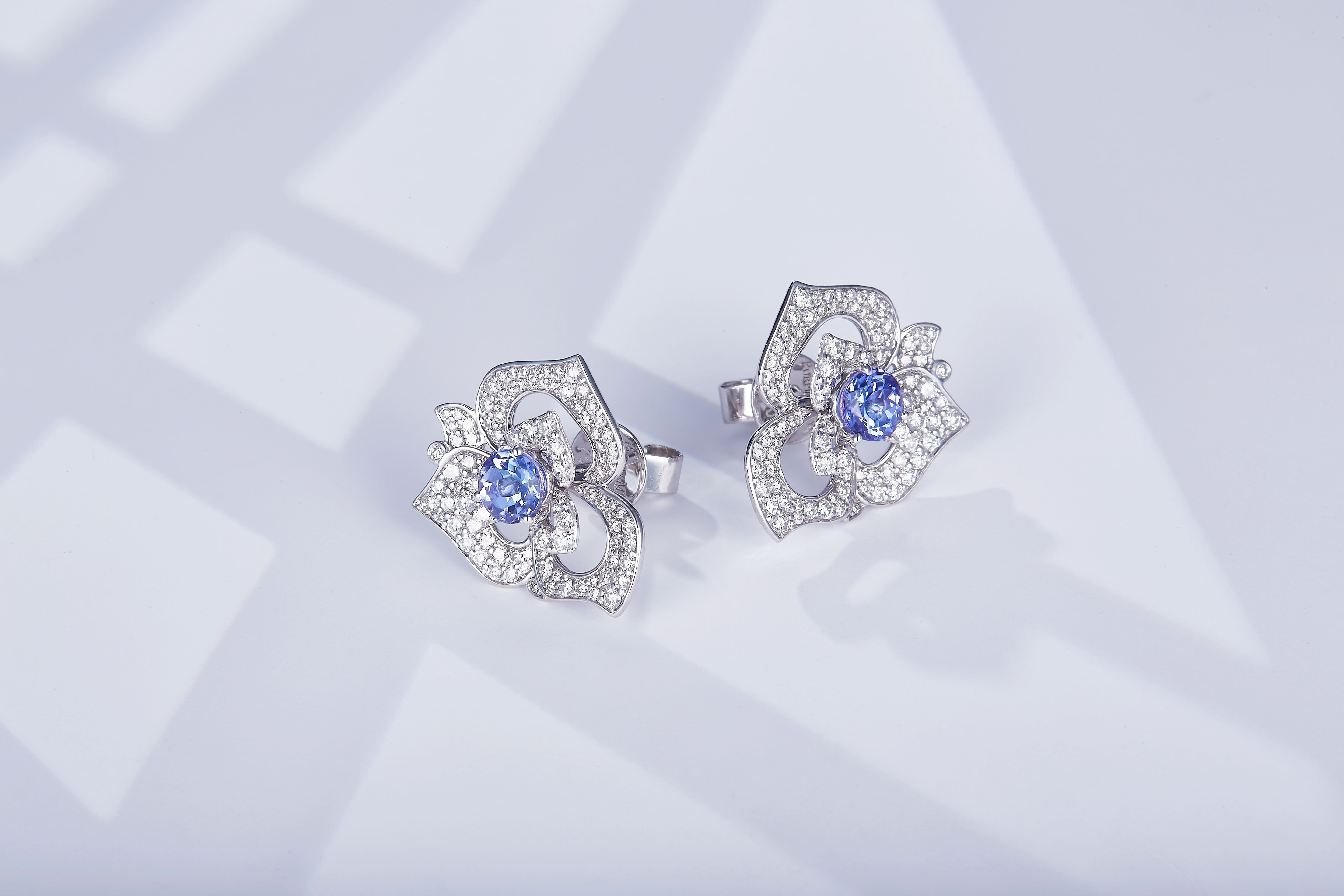Camellias Earrings - PurpleMayJewellery