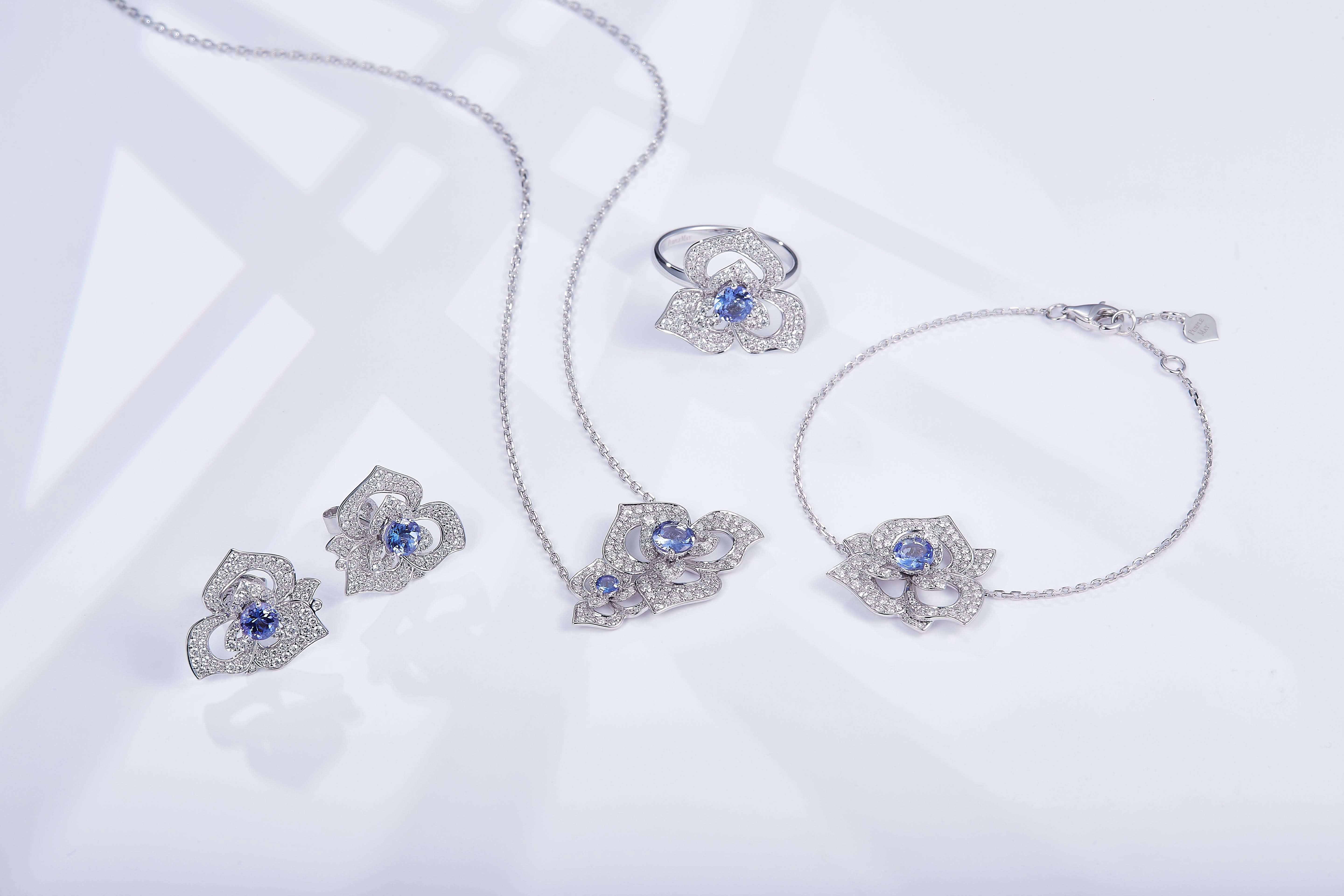 Camellias Bracelet - PurpleMayJewellery